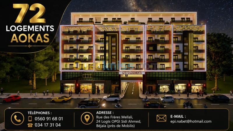 Vente Appartement F2 F3 F4 Béjaïa Aokas