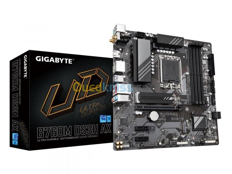  CARTE MERE GIGABYTE INTEL 1700 B760 DS3H AX  DDR5