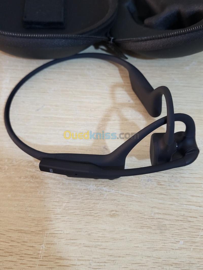 SHOKZ OpenComm2 2025 Upgrade Conduction osseuse, écouteurs Bluetooth Oreilles Libres avec Micro Anti-Bruit, écouteurs sans Fil pour Le Travail et Les appels, 16 Heures d'autonomie,Signet