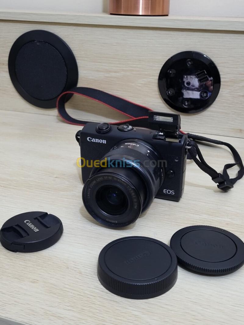 Canon EOS M 200 hybride Vidéo 4K/UHD 30p capteur APS-C de 24Mpx + EF-M 15-45mm f/3,5-6,3 IS STM 10