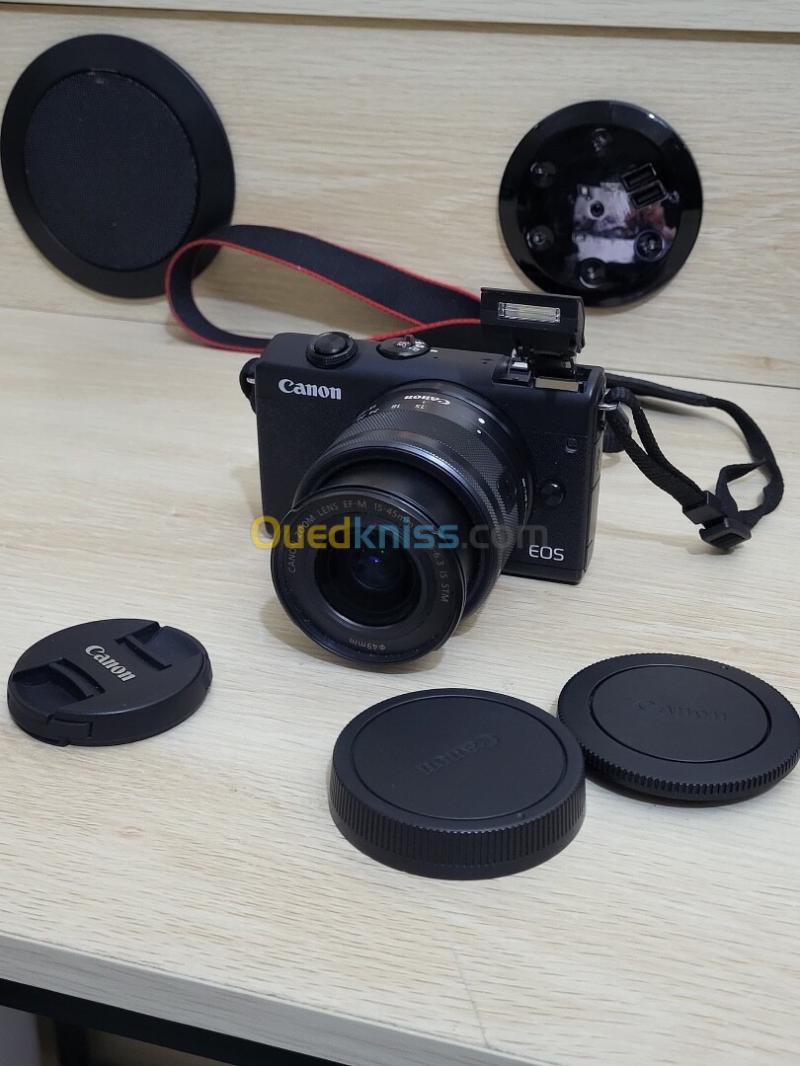 Canon EOS M 200 hybride Vidéo 4K/UHD 30p capteur APS-C de 24Mpx + EF-M 15-45mm f/3,5-6,3 IS STM 15
