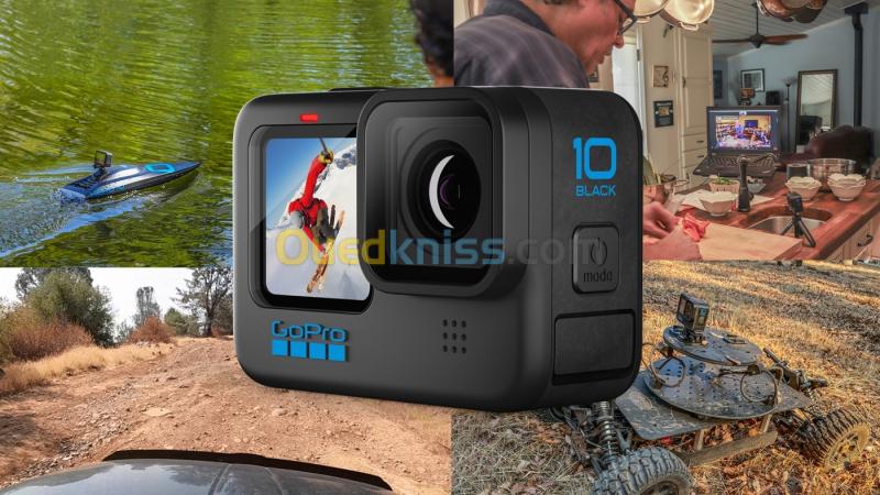  GoPro HERO10 Black Caméra d'action - processeur GP2 révolutionnaire - vidéos 5.3K UHD