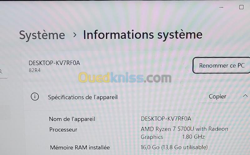 Lenovo IdeaPad 1 15.6'' FHD | RYZEN 7 5700U | 16GB RAM | 512GB NVMe SSD | AMD RADEON GRAPHICS 2GB 12