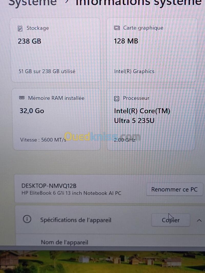 HP EliteBook 6 G1i 13'' NoteBook AI PC | INTEL CORE Ultra 5 225U | 32GB RAM | 256 NVMe | 52