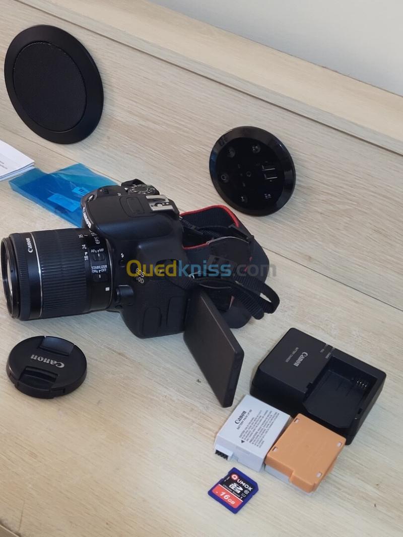 Canon EOS 700D Appareil photo Reflex SLR 18 MP CMOS 5184 x 3456 pixels + Objectif Canon EF-S 18-55mm f/3.5-5.6 IS STM f/3.5-5.6 22