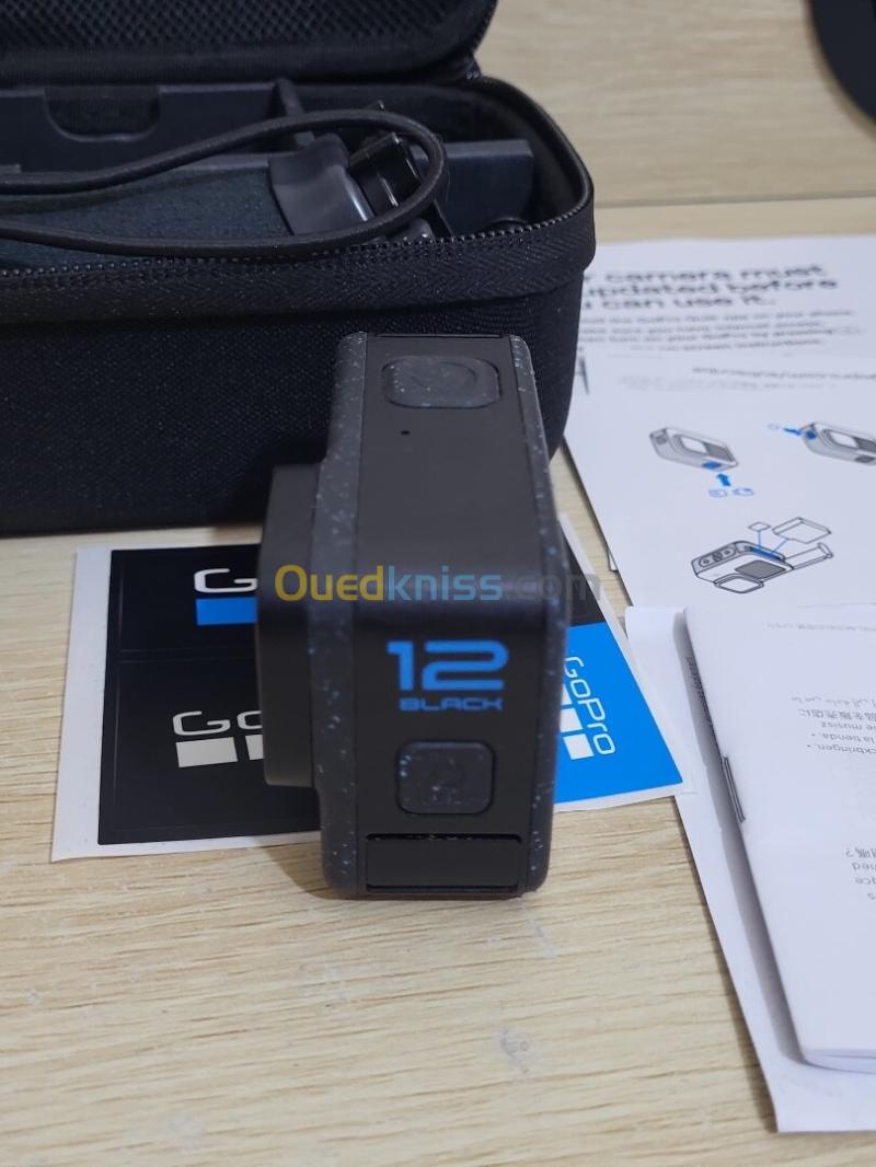 GoPro HERO12 Black - Caméra daction étanche - Ultra HD 5.3K60 Photos 27MP - HDR - stabilisation 5