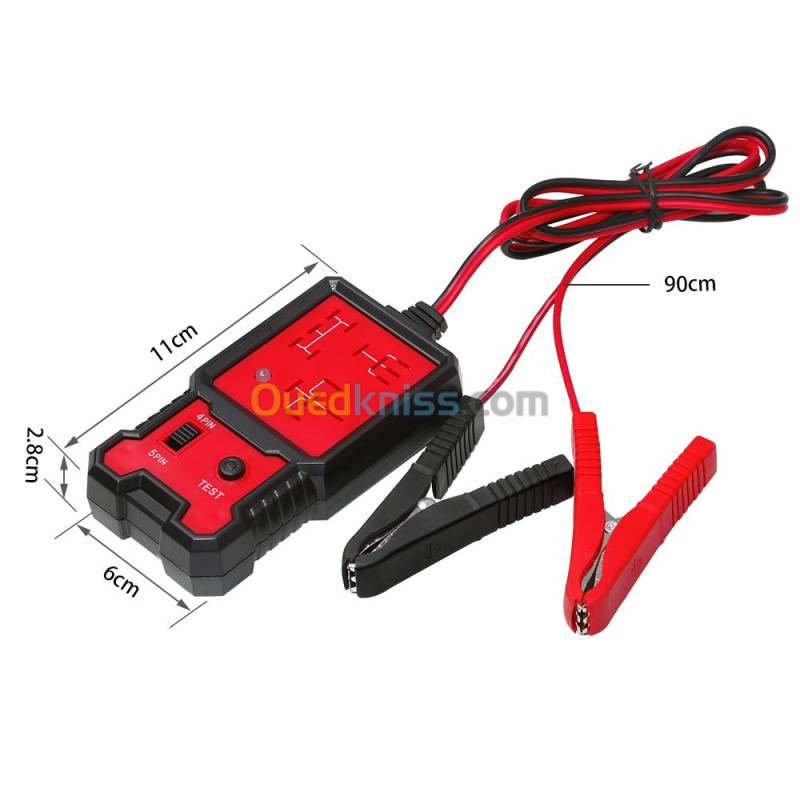 Testeur de relais automobile électronique 12V, outil de Diagnostic  6