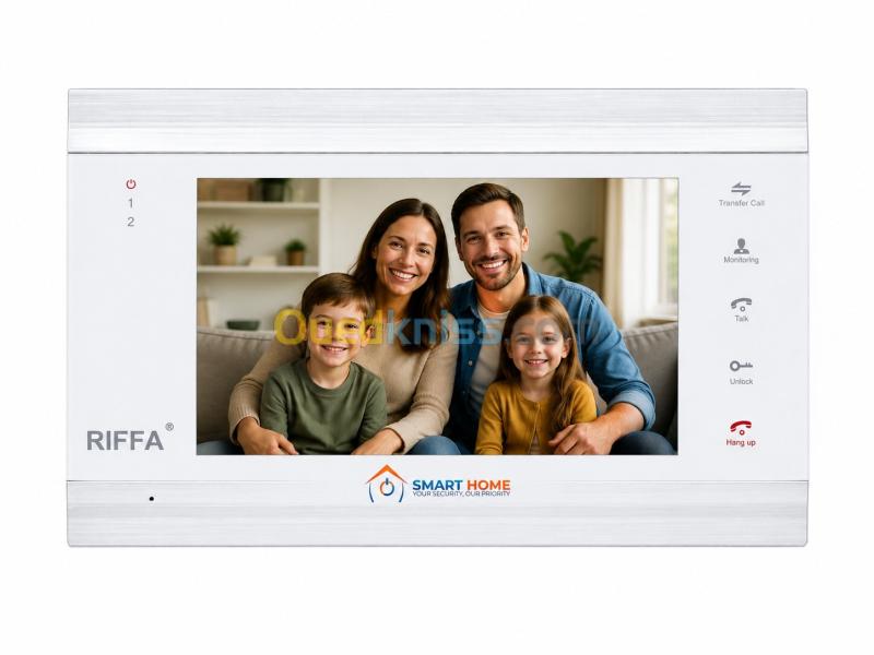 Moniteur Vidéophone en câblage analogique 4 fils RIFFA  Réf. 84706 FHD