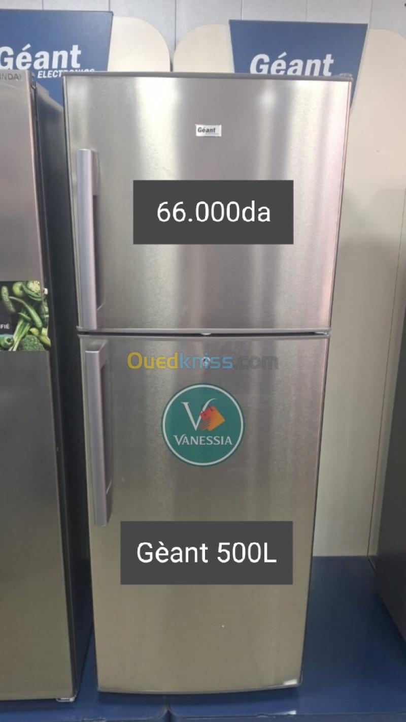 Réfrigérateur marque géant 500L inox 2