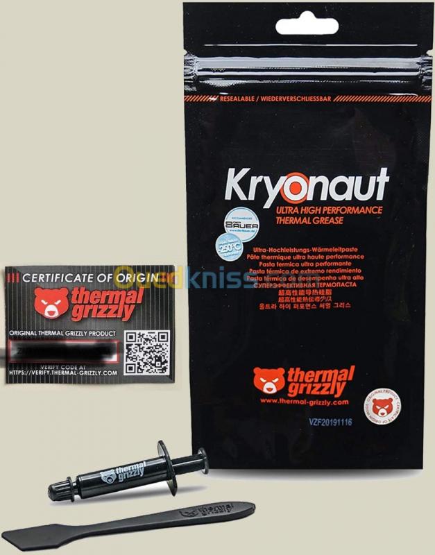 Pâte thermique Kryonaut Thermal Grizzly original avec certificat - Alger  Algérie