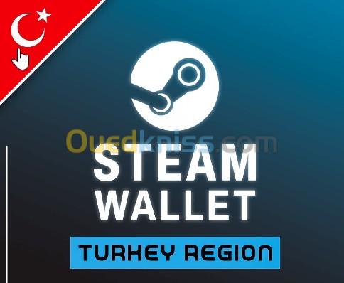  Carte cadeau Steam Wallet TRY Clé Steam TURQUIE