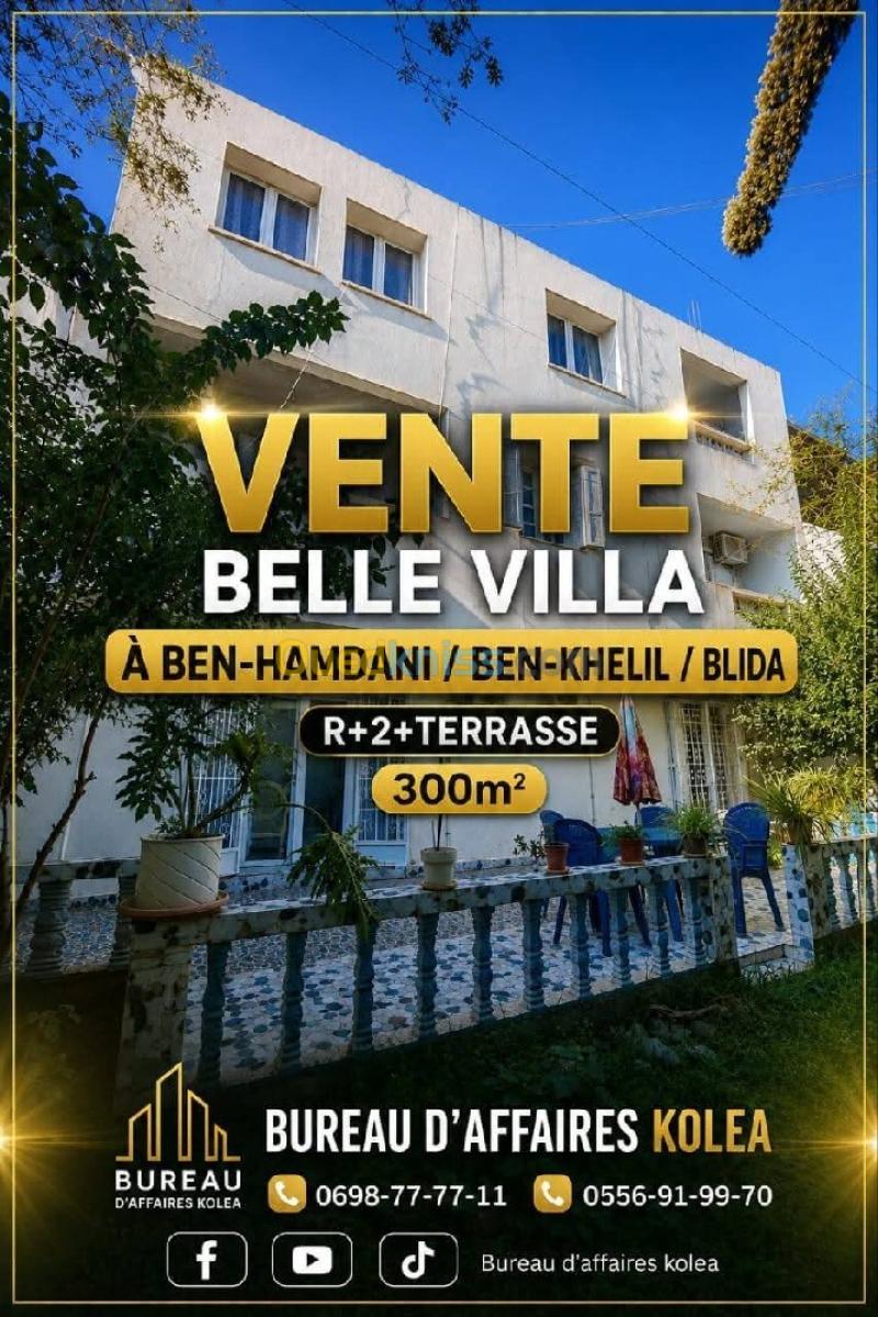 Vente Villa Blida Ben khellil