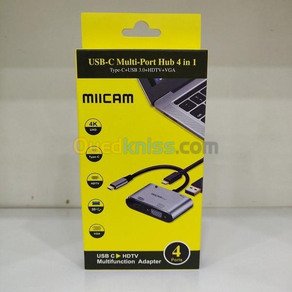  HUB USB-C MULTI PORT HUB 4 in 1