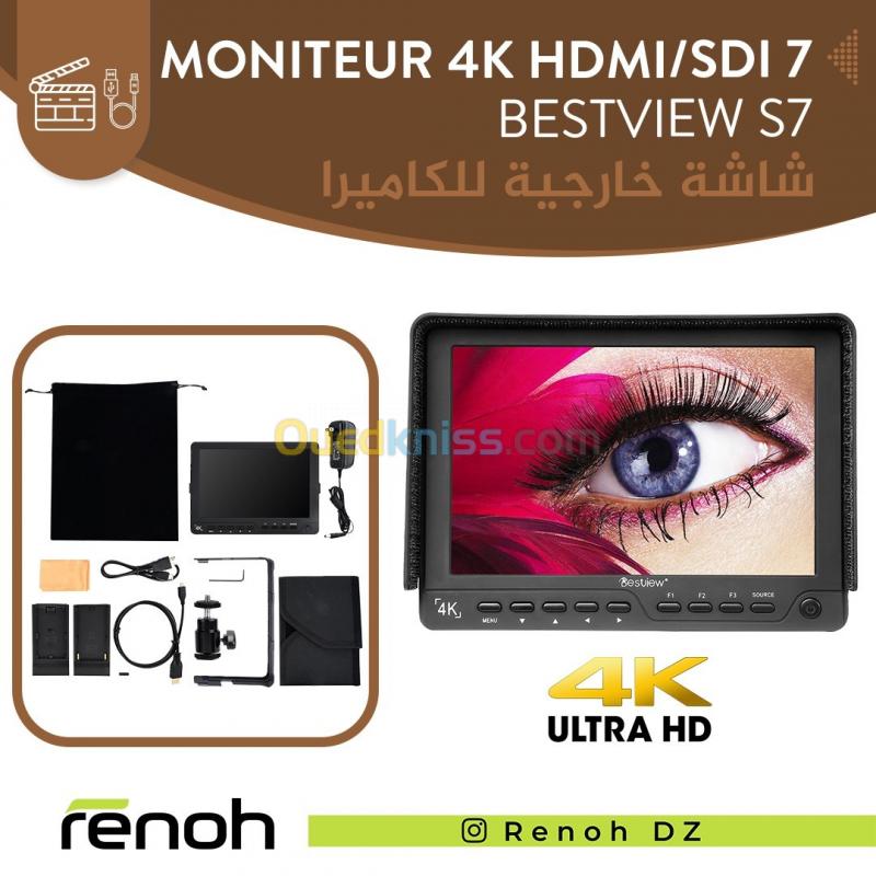  BESTVIEW - S7 - Moniteur 7" HDMI 4K/HD 1920*1200