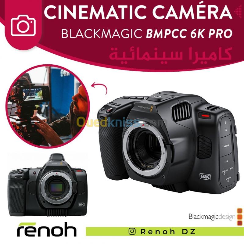  Cinematic Caméra BLACKMAGIC BMPCC 6K PRO