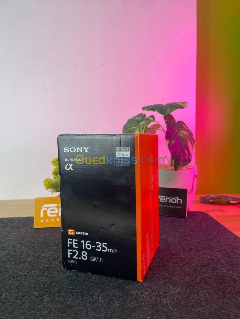 Objectif sony 16-35MM GM II F2.8