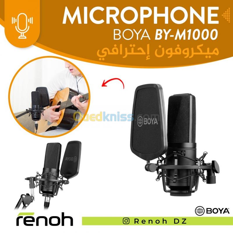  Microphone Professional BOYA BY-M1000 Pour Studio