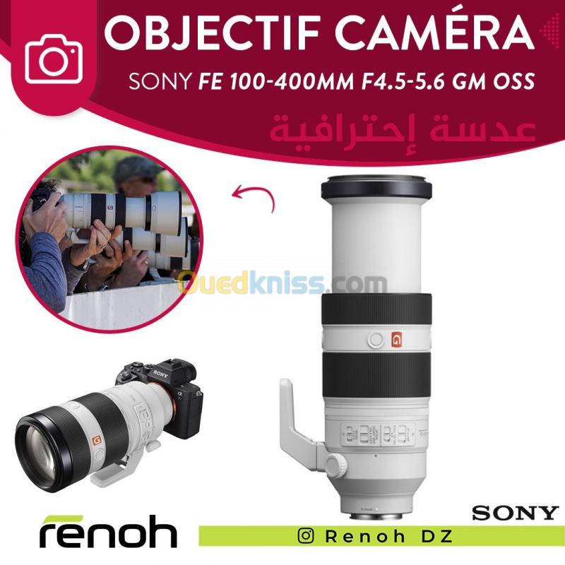  Objectif Caméra SONY FE 100-400MM F4.5-5.6 GM OSS