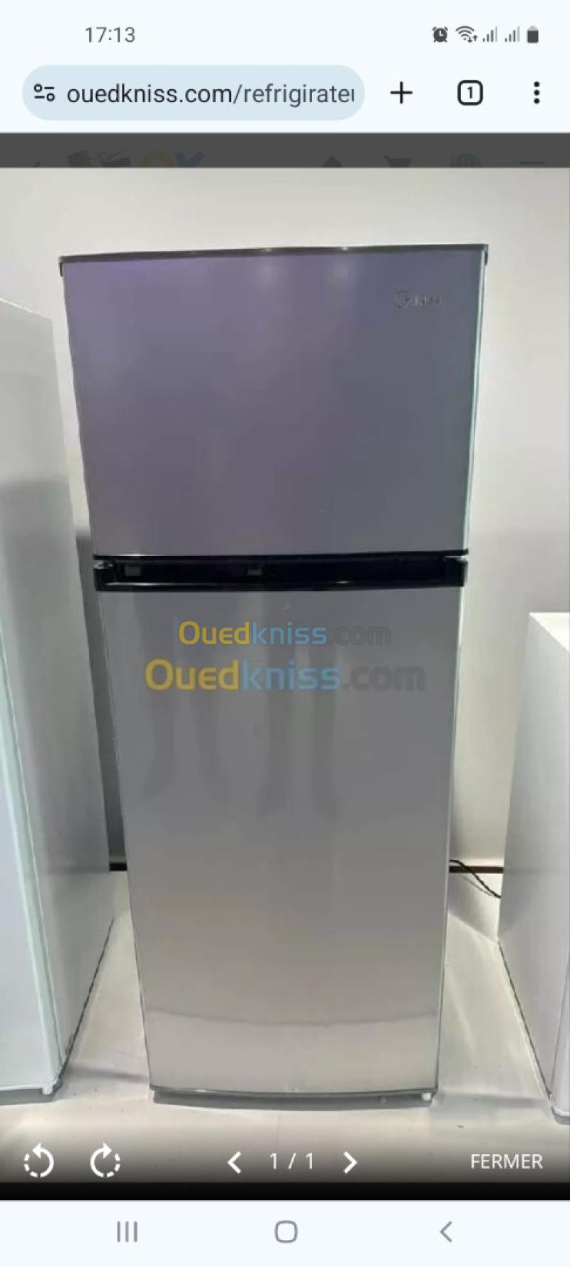 Promotion réfrigérateur midea 300l gris  2