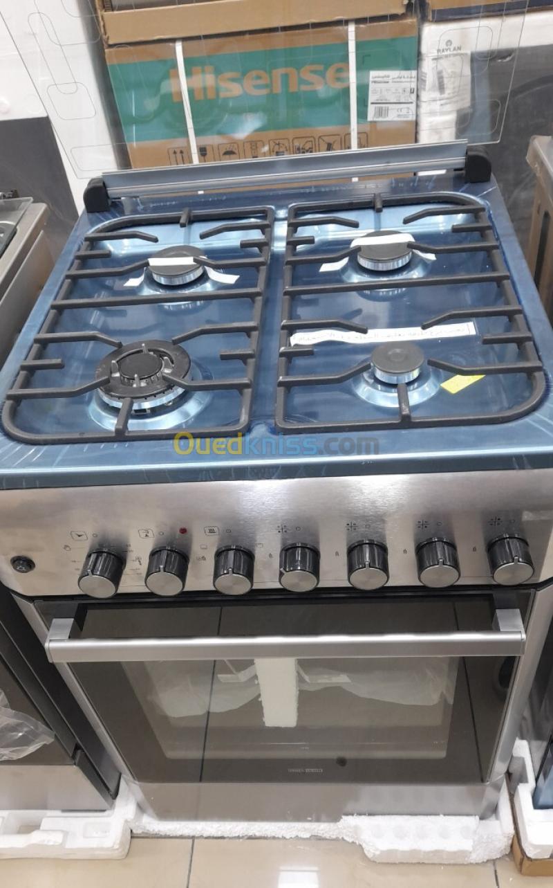 Promotion cuisinière maxwell 4 feux inox ventilé catalyseur 2