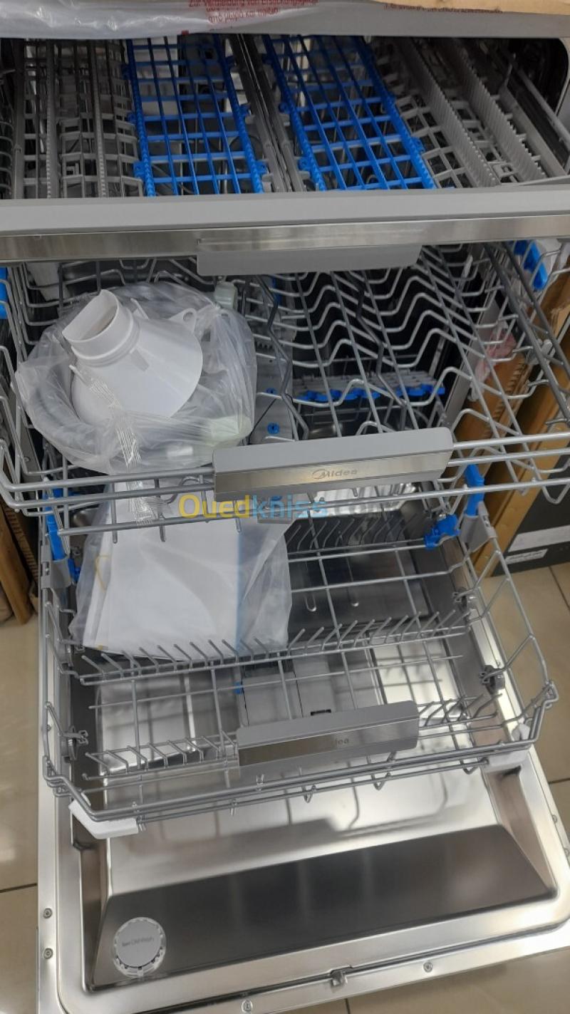 Promotion lave vaisselle midea 15 couverts inox 3 tiroirs 3