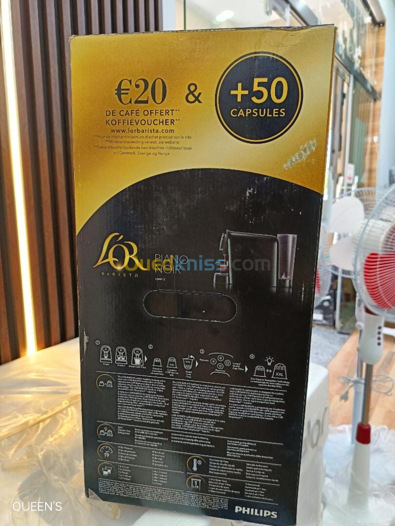 PHILIPS L'or Barista Sublime Compact machine a café 50 capsule 19 bars 1450w 2 tasses LM901205 BLACK 5