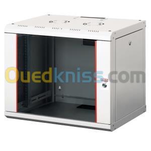 DISTRIBUTEUR OFFICIEL | ARMOIRE 9U 19" 600*450 GRIS WALL BOX LANDE | DS-WB09U6045-LG | EXPERNET