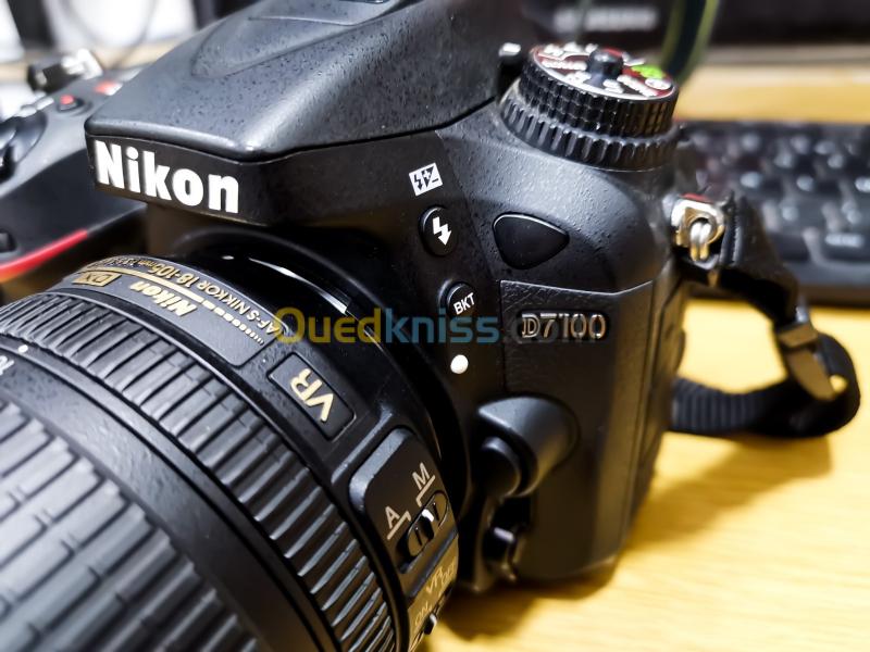  Camera Nikon D7100 avec objectif Nikon AF-S DX NIKKOR 18-105mm f/3.5-5.6G ED