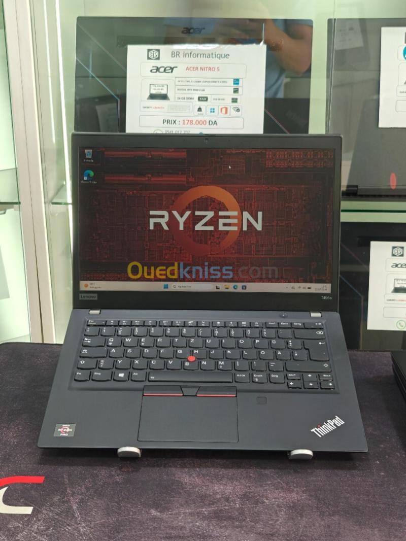 LENOVO THINKPAD T495s AMD RYZEN 7 PRO 3700U 16GB 256GB SSD NVME 14,1 FULLHD IPS AMD RADEON VEGA 10 2GB 2