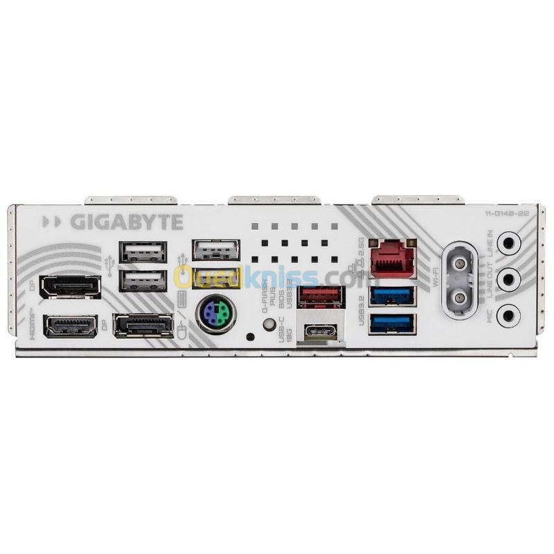 GIGABYTE B850M EAGLE WIFI6E ICE - CARTE MÈRE MICRO ATX - SOCKET AM5 - 4 x DDR5 - 1 x PCIe 5.0 X16 - 2 x M.2 NVMe - WIFI 6E - BT 5.3 - LAN 2.5GBE - WHITE 4