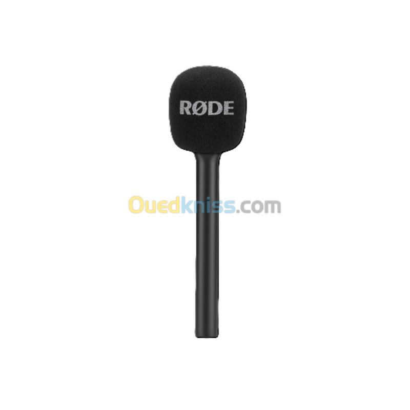RODE INTERVIEW GO - HANDHELD ADAPTATEUR POIGNÉE POUR WIRELESS GO - MICRO MAIN - BONNETTE ANTI-VENT - BLACK 5