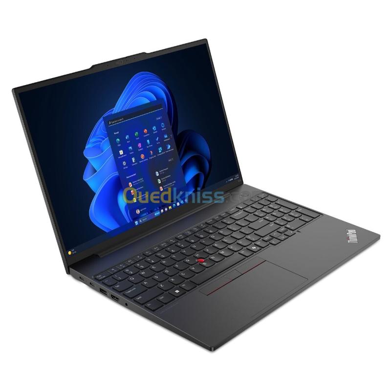 LENOVO THINKPAD E16 GEN 2 - CORE ULTRA 5 125U - 8GO - 512GO - 16" FHD+ - RÉTROÉCLAIRE - AZERTY - UHD 3