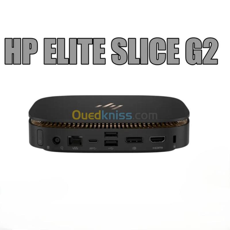 HP ELITE SLICE G2 - CORE I5-7500T VPRO 3.3 GHZ - 8GO -128GO SSD - 12.3 INCH LCD FHD TACTILE - USFF -