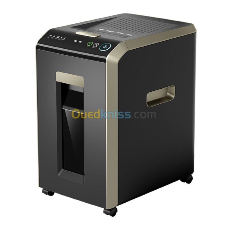 DESTRUCTEUR DOCUMENTS DELI ET088 - 32L LITRES - COUPE CROISÉE - MANUEL & AUTO - 200 SHEETS - BLACK