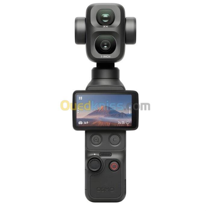 DJI OSMO POCKET 4P VLOG COMBO - CAMÉRA VLOG 4K - DOUBLE CAMÉRA - STABILISATION 3 AXES - ÉCRAN TACTILE - WIFI 6 - BLUETOOTH - NOIR 2