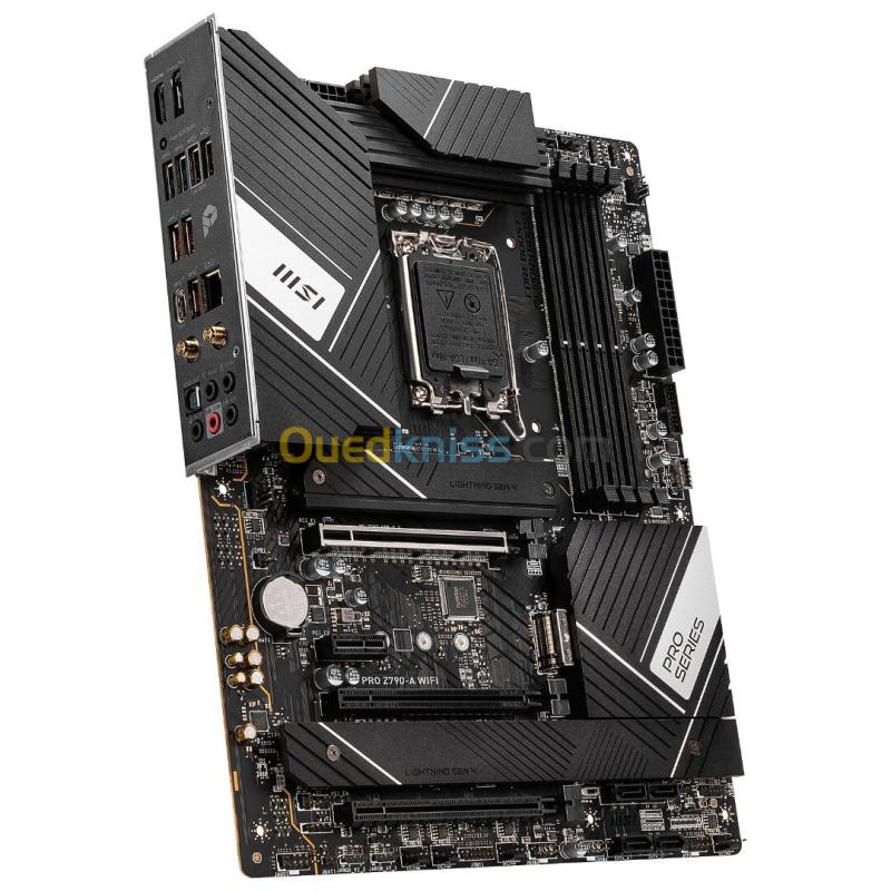 MSI PRO Z790-A WIFI - CARTE MÈRE ATX - SOCKET 1700 INTEL - 4X DDR5 - M.2 PCIE 4.0 - USB 3.2 - PCI-EXPRESS 5.0 - BLACK 3