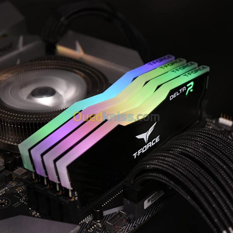  TEAMGROUP T-Force Delta RGB DDR4 8 Go  3200 MHz 