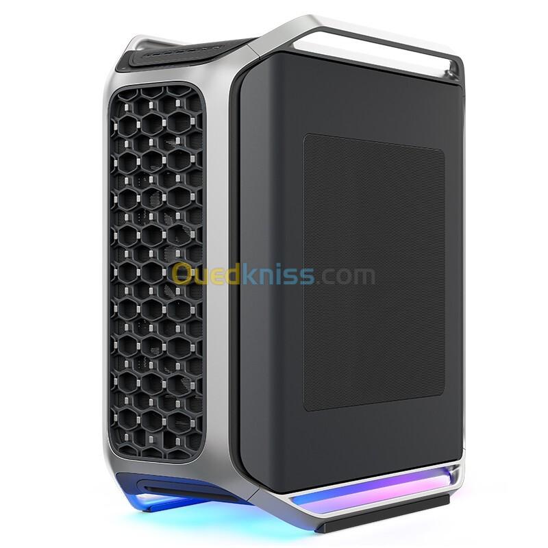 COOLER MASTER COSMOS ALPHA - BOITIER PC GAMING - BIG TOWER - E-ATX - RGB - VERRE TREMPE - SUPPORT COULISSANT - ARGENT BLACK 3