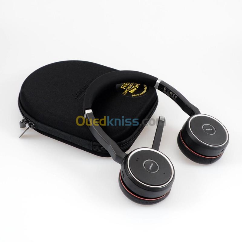 JABRA EVOLVE 75 SE - MICRO-CASQUE SANS FIL - STÉRÉO PRO - 3 MICROS - BLUETOOTH - 8 APPAREILS 6