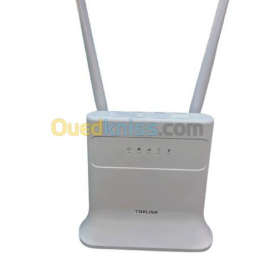TOPLINK MR313 - ROUTEUR MOBILE WI-FI 4G/5G LTE - WI-FI / 300MBPS - 4G /150MBPS - 32 UTILISATEURS - DOUBLE ANTENNE - SIM - WHITE 3