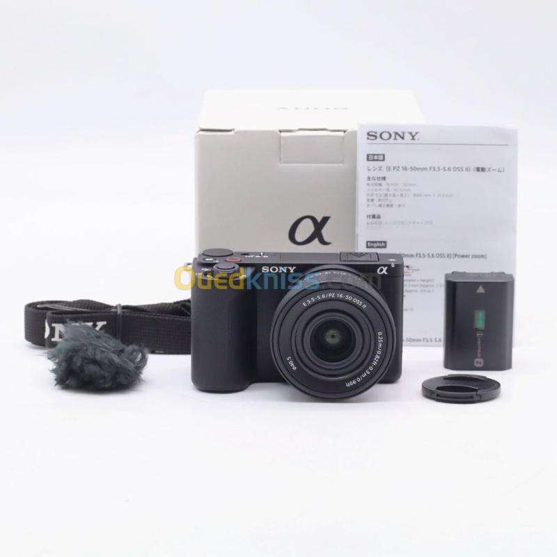 SONY ALPHA ZV-E10 II - APPAREIL PHOTO HYBRIDE 4K - 26 MGPXL - 16-50MM - WIFI - ECRAN TACTILE - BLACK