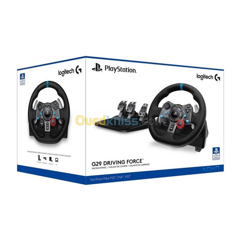  LOGITECH G29 Driving Force Racing Wheel for PS5, PS4, PS3 and PC 