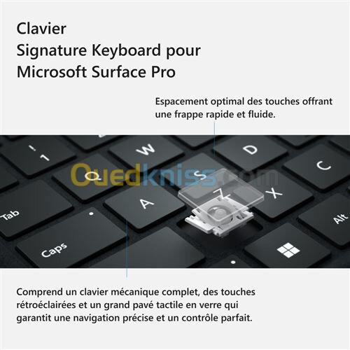 CLAVIER MICROSOFT SURFACE PRO 13 - AVEC SLIM PEN 2 - COMPATIBLE SURFACE PRO 8 / 9 / 10 / 11 - MODÈLE 1864 / 1962 - DUNE 4
