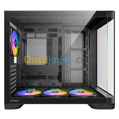 ANTEC C5 CURVE ARGB - BOÎTIER PC GAMING MID TOWER - VERRE TREMPÉ PANORAMIQUE - 4 VENTILATEURS ARGB - USB-C - NOIR 3