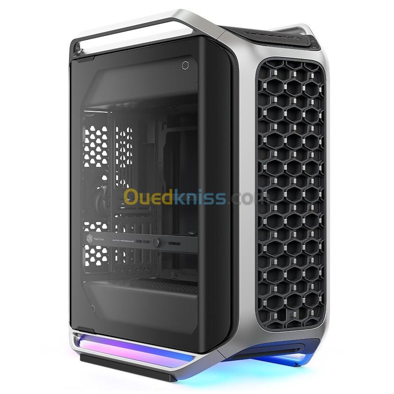 COOLER MASTER COSMOS ALPHA - BOITIER PC GAMING - BIG TOWER - E-ATX - RGB - VERRE TREMPE - SUPPORT COULISSANT - ARGENT BLACK
