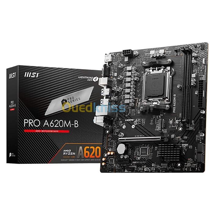 PC GAMER - MSI PRO A620M-B - RYZEN 7 8700G - 8GO DDR5 - 512GO - ML-ONE 120 - MPB 550W - MC-U3 BLACK 2