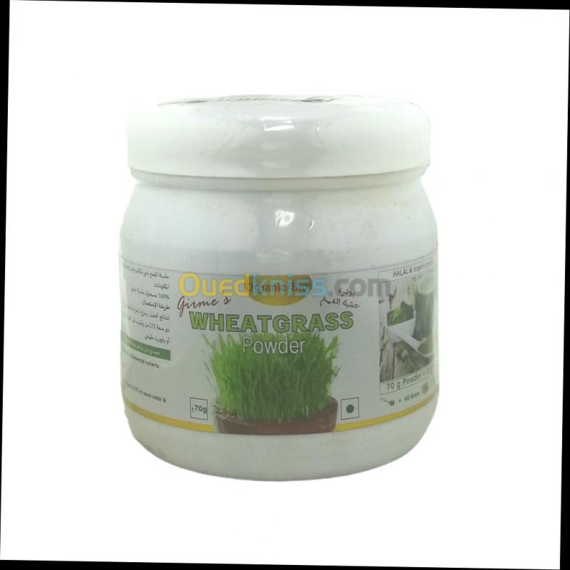  Poudre d'Herbe de Blé Bio (Wheat Grass) 70 gr 