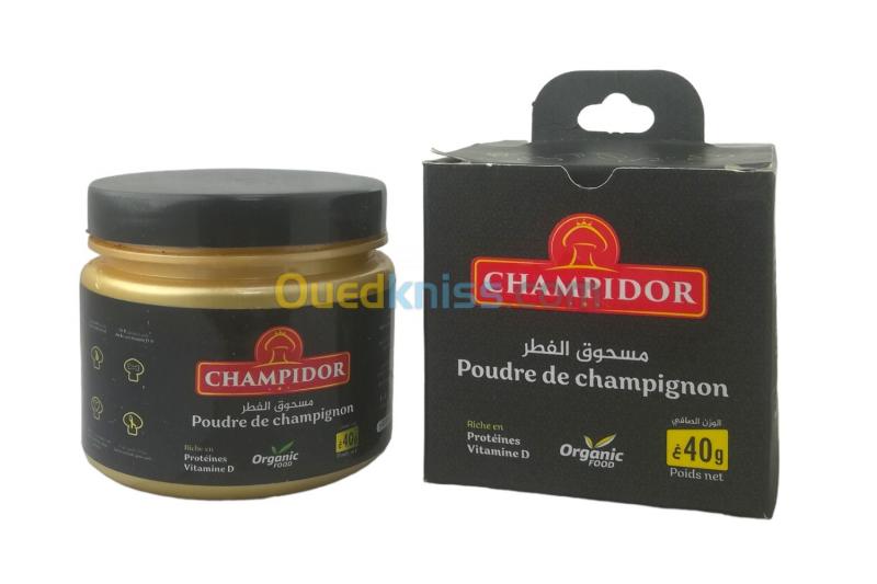  Poudre de Champignon Agaricus Biporus 100% Naturelle 40Gr