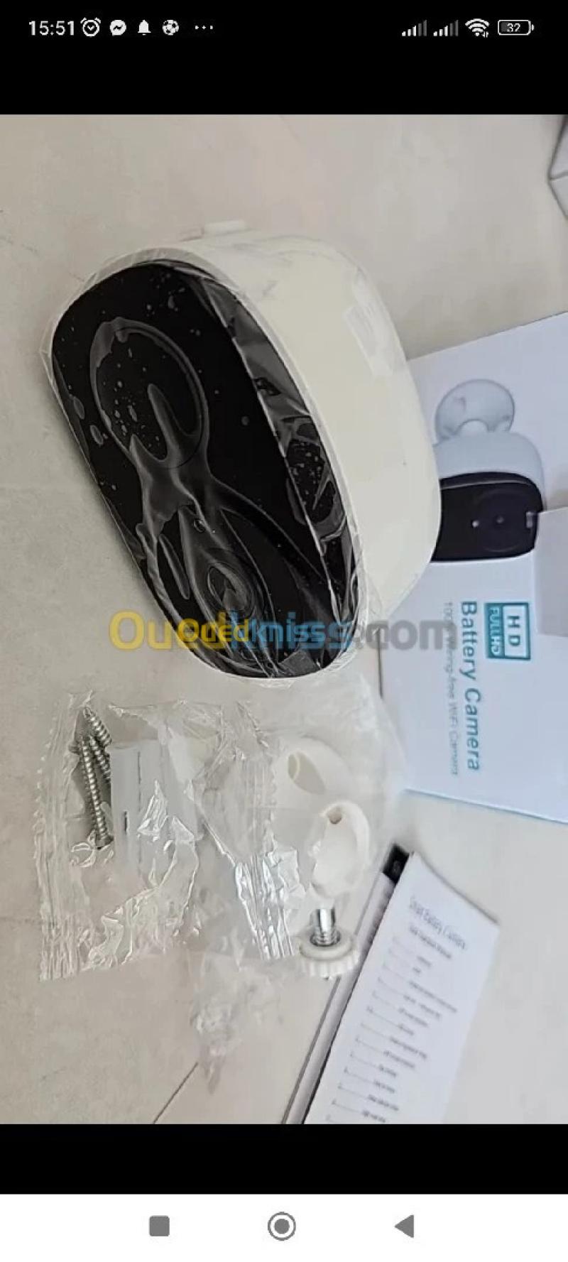 Caméra De Surveillance Extérieur 2k 3mp Avec Batterie Sans Fil 4G Sans Installation 3