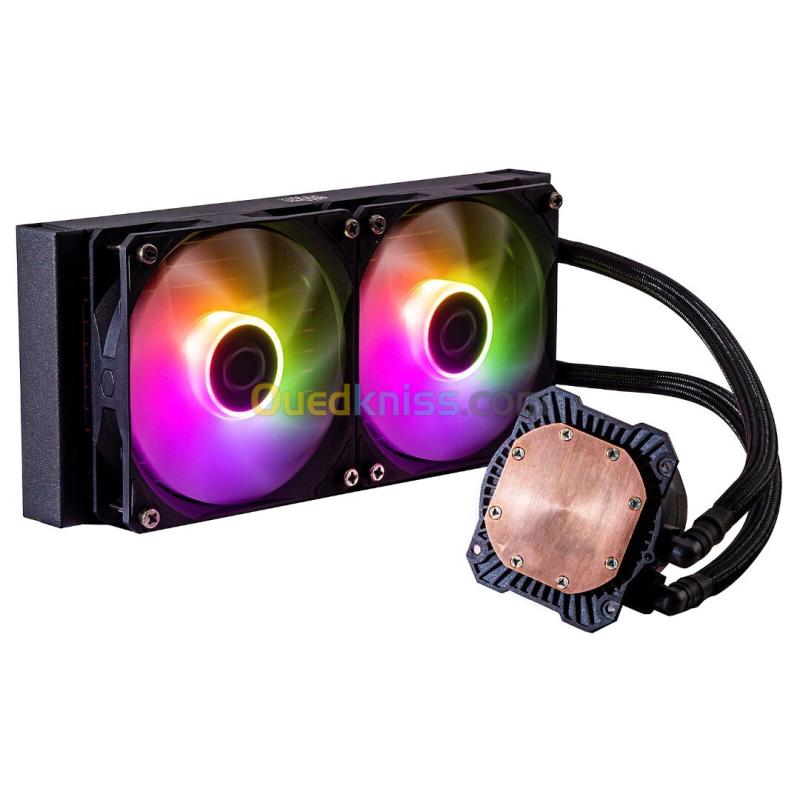 Watercooling Tout-en-Un Cooler Master MasterLiquid 240L Core ARGB (Noir) 2